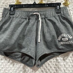 Ohio Wesleyan University Women's Grey Shorts